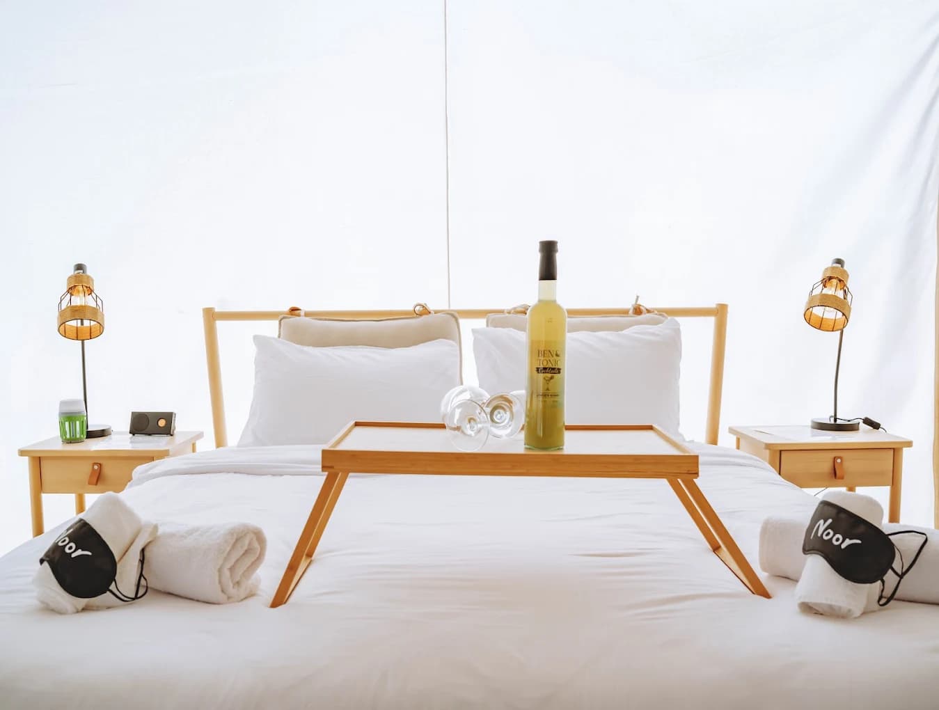 Glamping accommodation